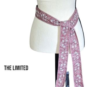 THE LIMITED Handmade 100% Silk Beaded Belt